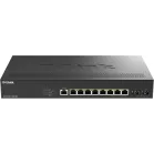 Коммутатор D-Link DGS-1210-10XP/ME/C1A (L2) 8x1Гбит/с 2SFP+ 8PoE+ 240W управляемый