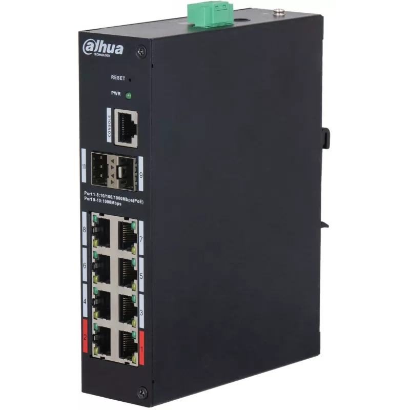 Коммутатор Dahua DH-HS4210-8GT-90 (L2) управляемый