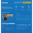 Коммутатор Netis ST110GHPDI-2G-130 (L2) 8x100Мбит/с 2x1Гбит/с 8PoE+ 130W неуправляемый