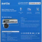 Коммутатор Netis ST110GPDI-2G-130 (L2) 10x1Гбит/с 8PoE 8PoE+ 120W неуправляемый