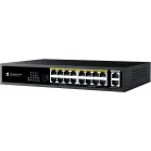 Коммутатор Netis ST118GHPDI-2G-130 (L2) 16x100Мбит/с 2x1Гбит/с 16PoE 130W неуправляемый