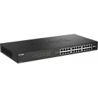 Коммутатор D-Link DGS-1026P DGS-1026P/A1A (L2) 24x1Гбит/с 2SFP 24PoE 240W неуправляемый