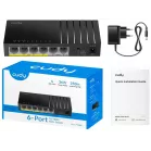 Коммутатор Cudy FS106P (L2) 6x100Мбит/с 4PoE+ 36W неуправляемый