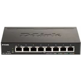 Коммутатор D-Link DGS-1100-08PV2/A4A (L2) 8x1Гбит/с 8PoE 64W настраиваемый