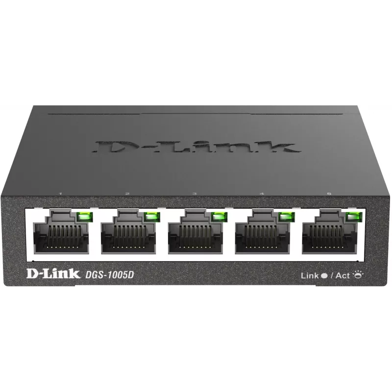 Коммутатор D-Link DGS-1005D/R1A 5x1Гбит/с неуправляемый