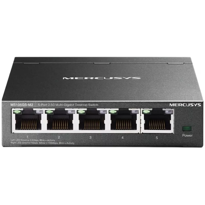 Коммутатор Mercusys MS105GS-M2 (L2) 5x2.5Гбит/с неуправляемый