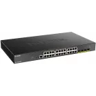 Коммутатор D-Link DGS-1250-28XMP/RU/A1A (L3) 24x1Гбит/с 4SFP+ 24PoE 370W управляемый