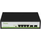 Коммутатор Tiandy TC-P3S06 H/0402/AT/60/V2.0 (L2) 4x1Гбит/с 2SFP 4PoE 60W неуправляемый