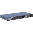 Коммутатор Hikvision DS-3E1318P-EI (L2) 16x100Мбит/с 2x1Гбит/с 2xКомбо(1000BASE-T/SFP) 16PoE 230W управляемый