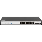 Коммутатор SNR SNR-S2300G-16TC (L2) 16x1Гбит/с 4xКомбо(1000BASE-T/SFP) управляемый