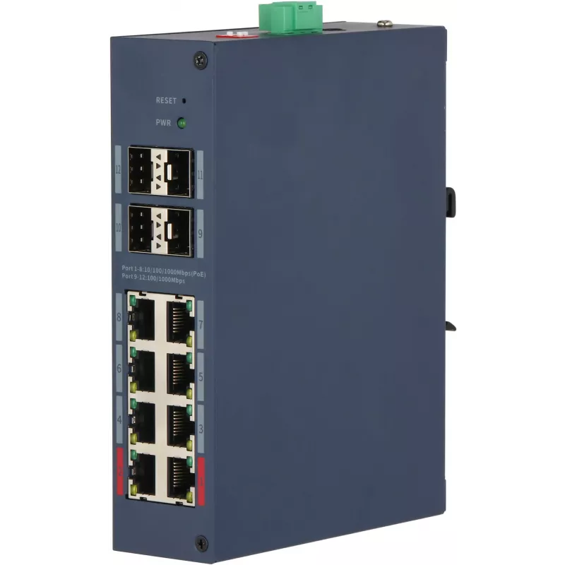 Коммутатор Dahua DH-CHS4412-8GT-125 8x1Гбит/с управляемый