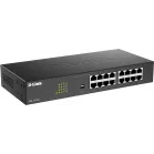Коммутатор D-Link DGS-1016D/V/K1A (L2) 16x1Гбит/с неуправляемый