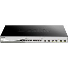 Коммутатор D-Link DXS-1210-12TC (L2) 8x10Гбит/с 2xКомбо(10GBase-T/SFP+) 2SFP+ настраиваемый