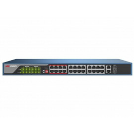 Коммутатор Hikvision DS-3E0326P-E(C) 370W неуправляемый