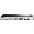 Коммутатор D-Link DGS-1510-28P/A1A 24x1Гбит/с 2SFP 2SFP+ 24PoE 193W управляемый