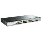 Коммутатор D-Link DGS-1510-28P/A1A 24x1Гбит/с 2SFP 2SFP+ 24PoE 193W управляемый