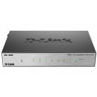 D-Link DES-1008D/L2B Неуправляемый коммутатор с 8 портами 10/100Base-TX, металл