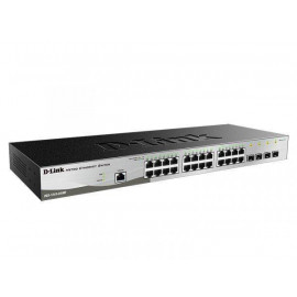 D-Link DGS-1210-28/ME/A2B Управляемый коммутатор 2 уровня с 24 портами 10/100/1000Base-T и 4 портами 1000Base-X SFP