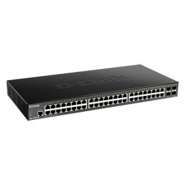 D-Link DGS-1250-52X/A1A  Настраиваемый L2 коммутатор c 48 портами 10/100/1000Base-T и 4 портами 10GBase-X SFP+