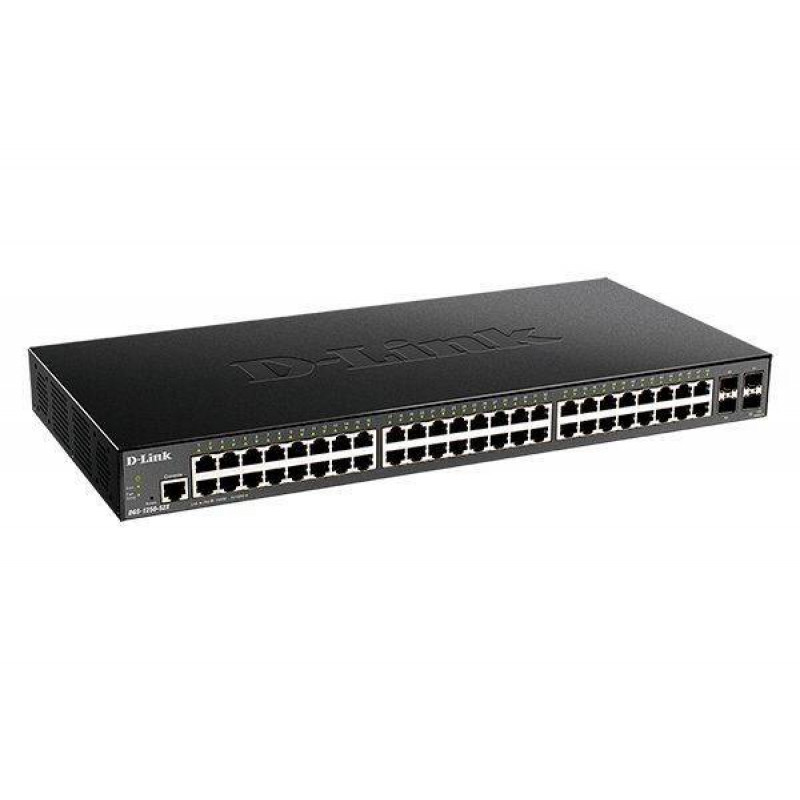D-Link DGS-1250-52X/A1A  Настраиваемый L2 коммутатор c 48 портами 10/100/1000Base-T и 4 портами 10GBase-X SFP+