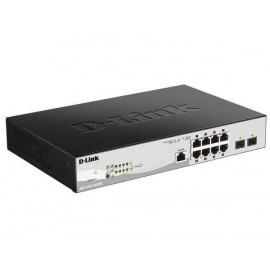 D-Link DGS-1210-10P/ME/B1A Управляемый L2 коммутатор с 8 портами 10/100/1000Base-T и 2 портами 1000Base-X SFP