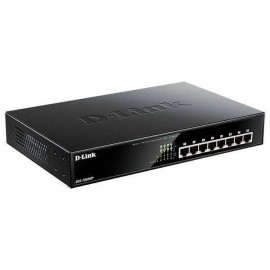 D-Link DGS-1008MP/B1A Неуправляемый коммутатор с 8 портами 10/100/1000Base-T с поддержкой PoE 802.3af/at (PoE 125 Вт)