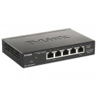 D-Link DGS-1100-05PDV2/A1A Настраиваемый L2 коммутатор с 5 портами 10/100/1000Base-T (2 порта PoE 802.3af