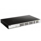 D-Link DGS-1210-28P/FL1A Управляемый коммутатор 2 уровня с 24 портами 10/100/1000Base-T и 4 комбо-портами 100/1000Base-T