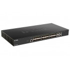 D-Link DXS-1210-28S/A1A Управляемый L2+ коммутатор с 24 портами 10GBase-X SFP+ и 4 портами 10GBase-T