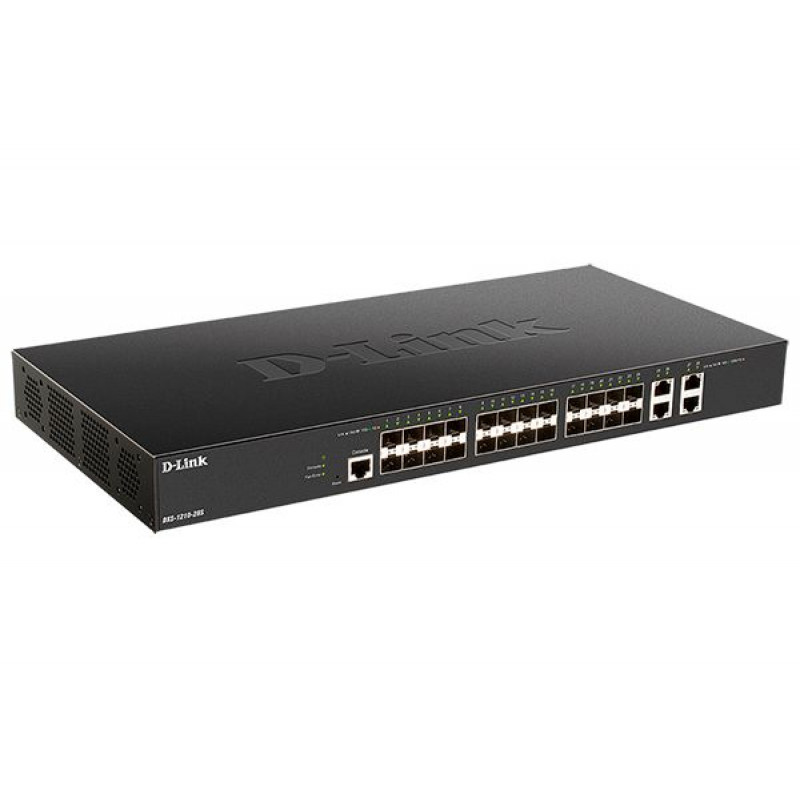 D-Link DXS-1210-28S/A1A Управляемый L2+ коммутатор с 24 портами 10GBase-X SFP+ и 4 портами 10GBase-T
