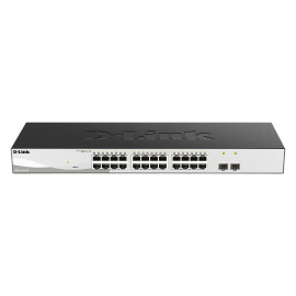 D-Link DGS-1210-26/F3A Настраиваемый L2 коммутатор с 24 портами 10/100/1000Base-T и 2 портами 1000Base-X SFP