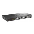 D-Link DSS-200G-28MP/A1A Настраиваемый L2 коммутатор с 24 портами 10/100/1000Base-T и 4 комбо-портами 100/1000Base-T/SFP