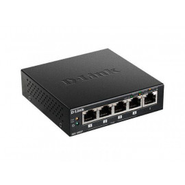 D-Link DGS-1005P/B3A Неуправляемый коммутатор с 5 портами 10/100/1000Base-T (4 порта PoE 802.3af/at, PoE‑бюджет 60 Вт)