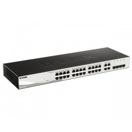 D-Link DGS-1210-28/FL2A Управляемый L2 коммутатор с 24 портами 10/100/1000Base-T и 4 комбо-портами 100/1000Base-T/SFP