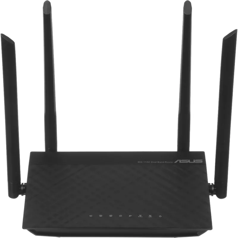 Роутер беспроводной Asus RT-AC1200 V2 (RT-AC1200) AC1200 10/100BASE-TX черный