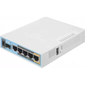 Роутер беспроводной MikroTik hAP ac (RB962UIGS-5HACT2HNT) AC1750 10/100/1000BASE-TX/SFP белый