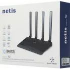 Роутер беспроводной Netis N2 AC1200 10/100/1000BASE-TX черный