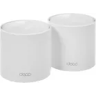 Бесшовный Mesh роутер TP-Link Deco X60(2-Pack) AX5400 10/100/1000BASE-TX белый (упак.:2шт)