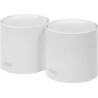 Бесшовный Mesh роутер TP-Link Deco X60(2-Pack) AX5400 10/100/1000BASE-TX белый (упак.:2шт)