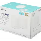 Бесшовный Mesh роутер TP-Link Deco X60(2-Pack) AX5400 10/100/1000BASE-TX белый (упак.:2шт)