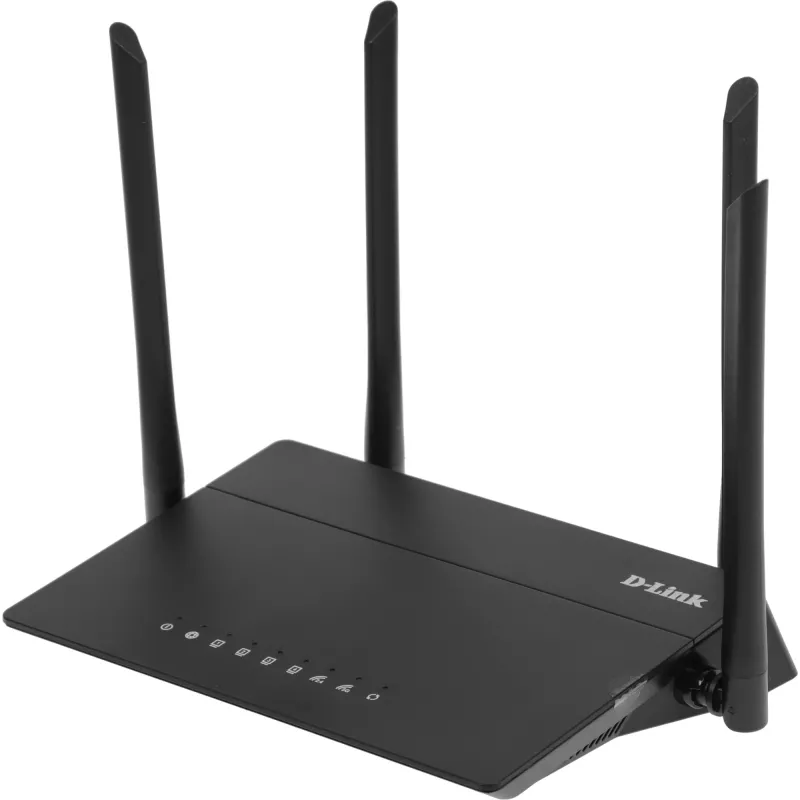 Роутер беспроводной D-Link DIR-822/RU/R4A AC1200 10/100BASE-TX черный