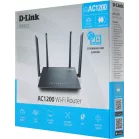 Роутер беспроводной D-Link DIR-822/RU/R4A AC1200 10/100BASE-TX черный