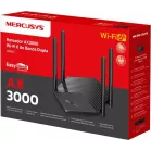 Роутер беспроводной Mercusys MR80X AX3000 10/100/1000BASE-TX черный