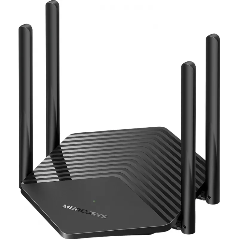 Роутер беспроводной Mercusys MR80X AX3000 10/100/1000BASE-TX черный