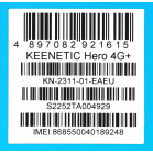 Роутер беспроводной Keenetic Hero 4G+ (KN-2311) AX1800 10/100/1000BASE-TX/4G cat.6 белый