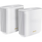 Бесшовный Mesh роутер Asus ZenWiFi XT9 (W-2-PK) AX7800 10/100/1000/2500BASE-T белый (упак.:2шт)