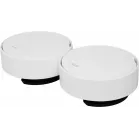 Бесшовный Mesh роутер TP-Link Deco X50-PoE (DECO X50-POE(2-PACK)) AX3000 1000/2500BASE-T белый (упак.:2шт)