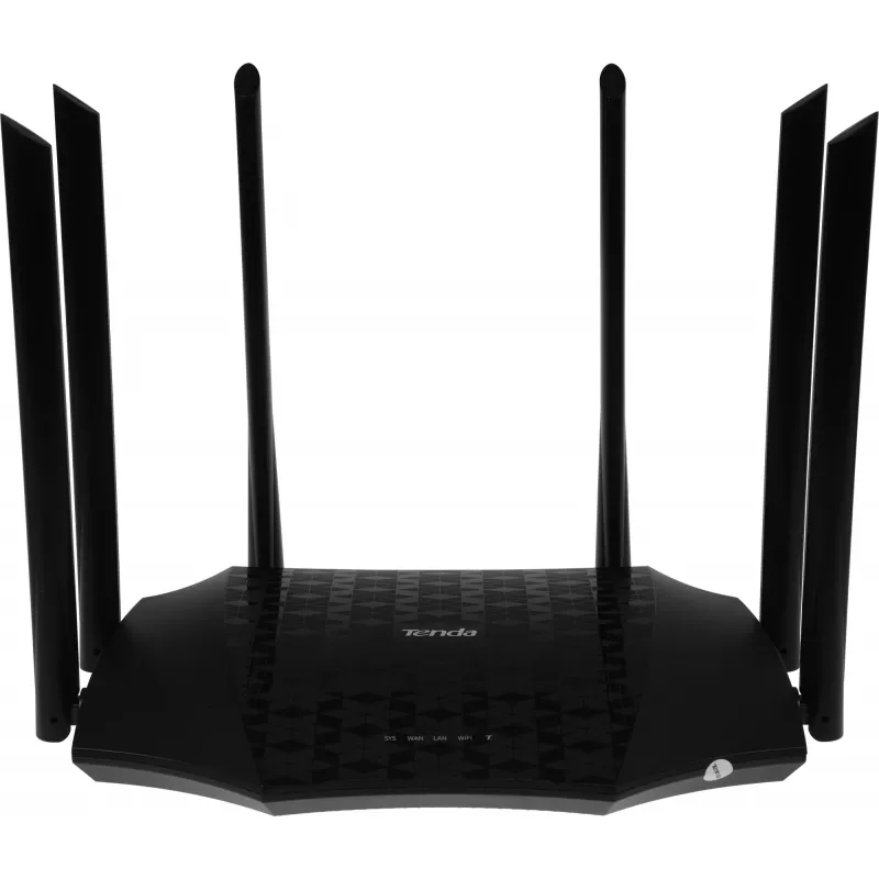 Роутер беспроводной Tenda AC21 AC2100 10/100/1000BASE-TX черный