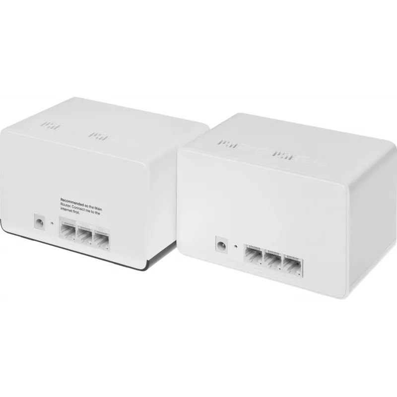 Бесшовный Mesh роутер Mercusys Halo H85X (HALO H85X(2-PACK)) AX3000 10/100/1000/2500BASE-T белый (упак.:2шт)