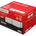 Бесшовный Mesh роутер Mercusys Halo H85X (HALO H85X(2-PACK)) AX3000 10/100/1000/2500BASE-T белый (упак.:2шт)